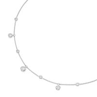 Smart Jewel Collier »verspielt mit Zirkonia Steinen, Silber 925«