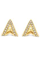 Tommy Hilfiger Dames Rvs Stud Oorbellen - Goud 2780364