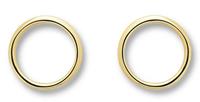 ONE ELEMENT Paar Ohrstecker »Ohrringe / Ohrstecker aus 333 Gelbgold«