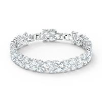 swarovskisieraden Swarovski 5562088 - Tennis Dlxmc Bracelet Db - Zilverkleurig - Armband - Medium