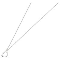 Smart Jewel Collier »Buchstabe D, Silber 925«