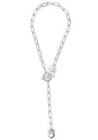 J.Jayz Kette mit Anhänger »Moderne, grobe Gliederkette, mit Knebelverschluss«, mit Metallperle