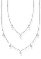 Thomas Sabo Silberkette »weiße Steine, KE2072-051-14-L45v«, mit Zirkonia