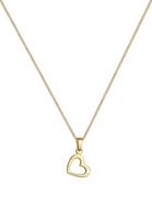 Diamore Collierkettchen »Herz Liebe Diamant (0.01 ct) 585 Gelbgold«