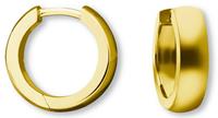 ONE ELEMENT Paar Creolen »Orhringe / Creolen aus 333 Gelbgold«