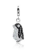 Nenalina Charm-Einhänger »Anhänger Pinguin Swarovski Kristalle 925 Silber«