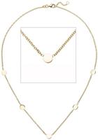 Jobo Collier, 375 Gold mit Plättchen