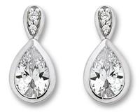 ONE ELEMENT Paar Ohrhänger »Ohrringe / Ohrstecker aus 925 Silber Zirkonia«