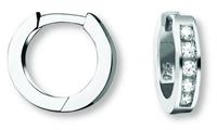 ONE ELEMENT Paar Ohrhänger »Orhringe / Creolen aus 925 Silber Zirkonia«