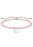 Thomas Sabo Armband »Herz, A1985-813-9-L20v«, mit Rosenquarz