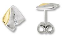ONE ELEMENT Paar Ohrhänger »Ohrringe / Ohrstecker aus 925 Silber Zirkonia«