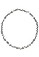 leslii Ketting zonder hanger Kralenketting, 11646213 met schelpkernparels en strassteentjes