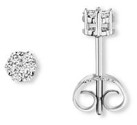 ONE ELEMENT Paar Ohrstecker »Ohrringe / Ohrstecker aus 585 Weißgold mit 0,15 ct Diamant«
