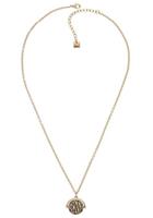 DKNY Kette mit Anhänger »Spinner Token Logo Pendant NK (GL), 5520023«