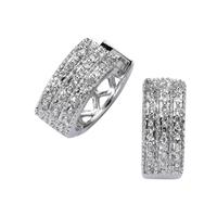 Diamonds by Ellen K. Creolen »585/- Weißgold Diamant 0,15ct.«