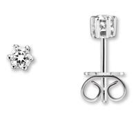 ONE ELEMENT Paar Ohrstecker »Ohrringe / Ohrstecker aus 585 Weißgold mit 0,20 ct Diamant«