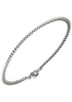 Jobo Goldarmband, Panzerarmband 585 Weißgold massiv 21 cm
