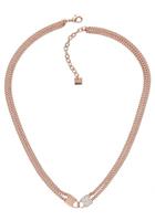 DKNY Kette mit Anhänger »Double Lock NK (RG), 5520109«, mit Swarovski Kristallen