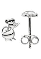 Jobo Paar Ohrhänger »Maus«, 925 Silber
