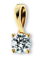 ONE ELEMENT Kettenanhänger »Anhänger aus 333 Gelbgold Zirkonia«
