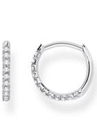 Thomas Sabo Single-Creole »weiße Steine, CR659-051-14«, mit Zirkonia