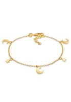Elli Armband »Sterne Astro Halbmond 925 Silber«