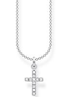 Thomas Sabo Kette mit Anhänger »Kreuz, KE2069-051-14-L45v«, mit Zirkonia