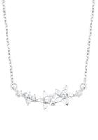 amor Ketting met hanger voor dames, 925 Sterling zilver, zirkonia synth. | bloem