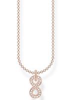 Thomas Sabo Kette mit Anhänger »Infinity, KE2067-416-14-L45v«, mit Zirkonia