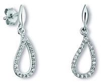 ONE ELEMENT Paar Ohrhänger »Ohrringe / Ohrhänger aus 925 Silber Zirkonia«