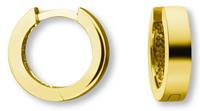 ONE ELEMENT Paar Creolen »Orhringe / Creolen aus 333 Gelbgold«