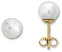 ONE ELEMENT Paar Ohrstecker »Ohrringe / Ohrstecker aus 585 Gelbgold«