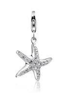 Nenalina Dames Bedel zeester hanger met zirkonia kristallen in 925 sterling zilver