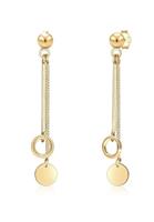 Elli Oorbellen Dames Cirkelvormige Hangertrend in 925 Sterling Zilver