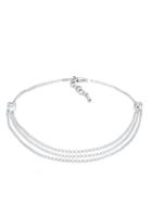 Elli Dames Solitaire Zomer met Kristallen in 925 Sterling Zilver