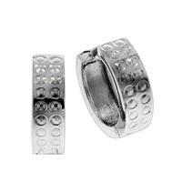 Vivance Klappcreolen »925/- Sterling Silber rhodiniert 1,2cm«