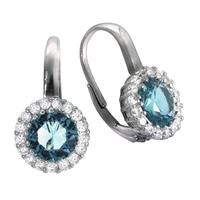 Vivance Ohrhänger »925/- Sterling Silber Kristall«