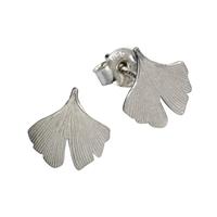 Vivance Ohrstecker »925/- Sterling Silber rhodiniert Ginkgo«
