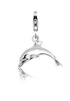 Nenalina Nenalina Bedel Dames Dolfijn Hanger Maritiem in 925 sterling zilver