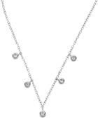 NOELANI Ketting met hanger voor dames, 925 Sterling zilver, zirkonia synth. | Munt