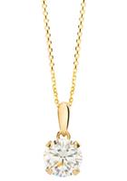 NANA KAY Kette mit Anhänger »Gold, FG100S«, mit Zirkonia (synth)
