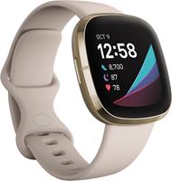 Fitbit Sense lunar white/soft gold