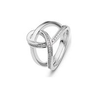 JETTE Damesring INFINITY 87745368 Zilver, gerhodineerd 925