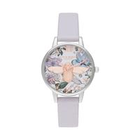 Olivia Burton Dameshorloge Kwarts Zilver
