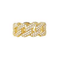 Michael Kors Dames Ring MK STATEMENT LINK in zilver