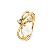 YAMOKO Damesring 87773779 Geelgoud 585