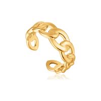 Ania Haie Damenring Curb Chain Adjustable Ring R021-01G