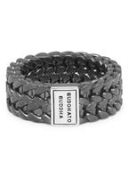 Buddha to Buddha Julius Black Rhodium ring van zilver