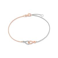 amor Armband voor dames, 925 Sterling zilver, zirkonia synth. | Oneindigheid