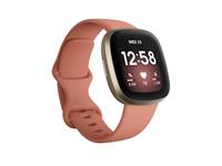 Fitbit Versa 3 Smartwatch pink clay/soft gold aluminum